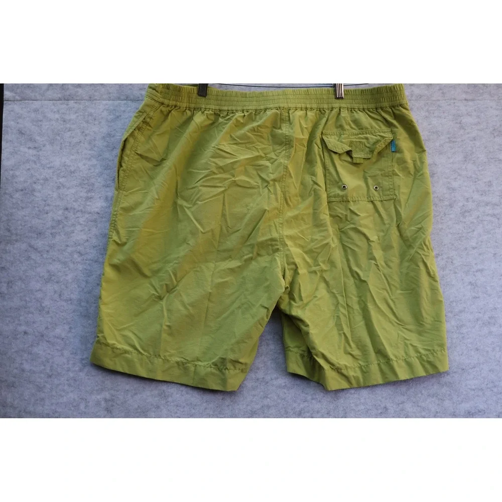 Tommy Bahama Relax Mens Swim Trunks Lime Green Board Shorts XL Embroidered Logo
